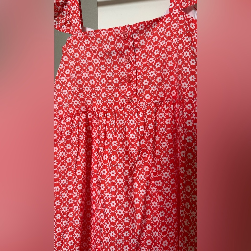 Janie & Jack Girls Floral Dress Sz 6yrs - Picture 7 of 9